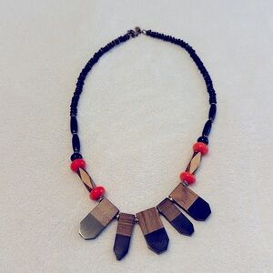 Wooden necklace